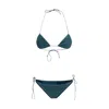 Oseree Blue Elastane Bikini In Blue