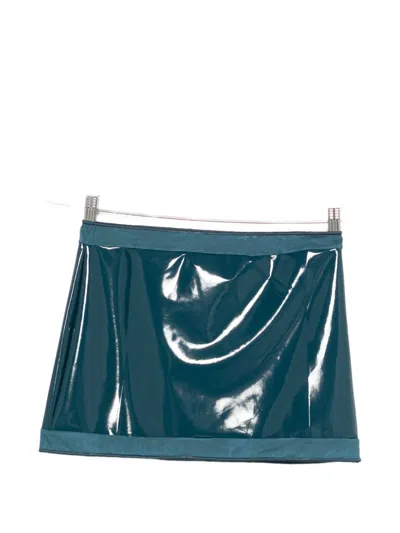 Oseree Blue Mini Skirt