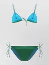 Oseree Bright Glitter Bicolor Swimsuit