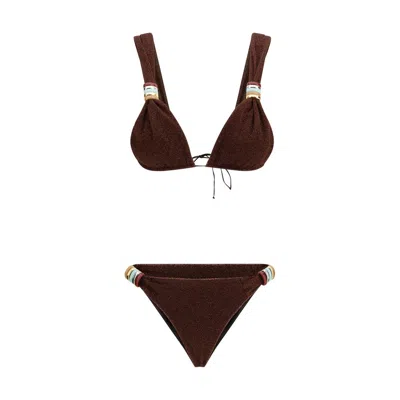 Oseree Brown Polyamide Bikini