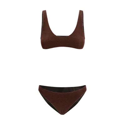 Oseree Brown Polyamide Bikini