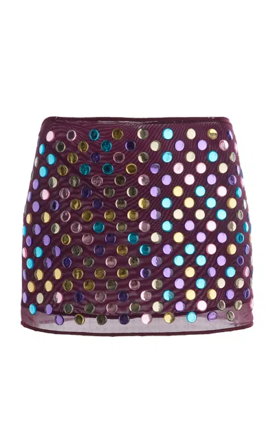 Oseree Bubble Skirtini In Purple