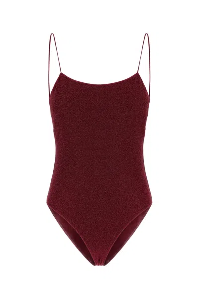 OSEREE COSTUME INTERO IN MISTO NYLON BORDEAUX DONNA