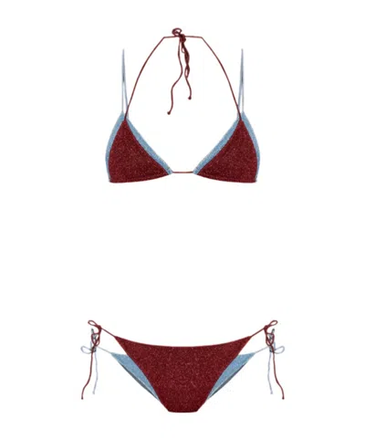 OSEREE OSÉREE HALTERNECK TWO-PIECE BIKINI SET