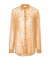 Oseree Button-down Long-sleeved Shirt