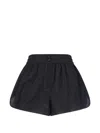 Oseree Buttoned Shorts In Black