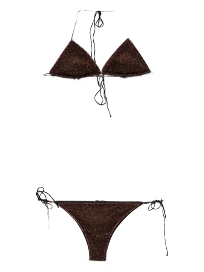 Oseree Chocolate Beachwear In Brown