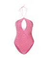 Oseree Oséree Woman One-piece Swimsuit Magenta Size L Polyamide, Elastane In Pink