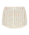 Oseree Crystal-embellished Mini Skirt
