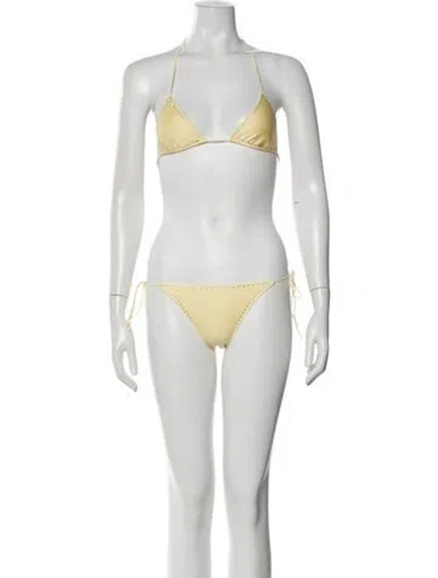 Pre-owned Oseree Crystal Embellishments Bikini W/ Tags In Multi