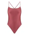 Oseree Crystal-detail Swimsuit In Pink