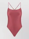 Oseree Crystal Swimsuit With Sparkling Rhinestone Straps