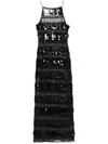 Oseree Oséree Sequins Stripe Long Dress Clothing