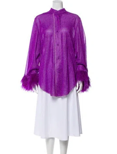 Pre-owned Oseree Down Jacket In Purple