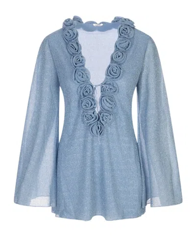 Oseree Dress In Blue