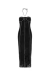 Oseree Crystal-embellised Gem Midi Dress In Multicolor