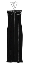 Oseree Crystal-embellised Gem Midi Dress In Multicolor