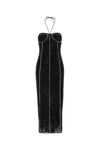 Oseree Crystal-embellised Gem Midi Dress In Multicolor