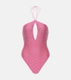Oseree Oséree Woman One-piece Swimsuit Magenta Size L Polyamide, Elastane In Pink