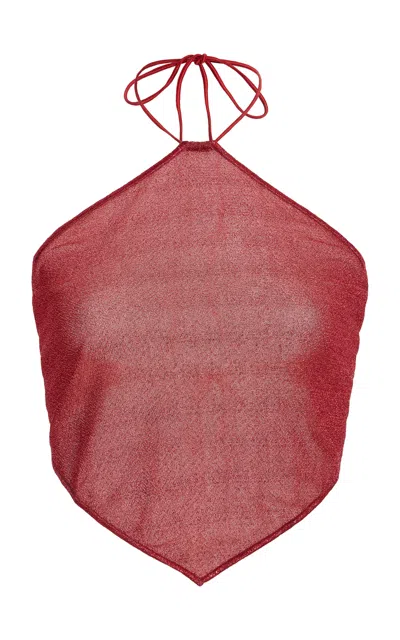 Oseree Exclusive Lumiere Bandana Top In Neutral