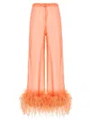 Oseree Lumière Plumage Wide-leg Trousers