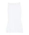 Oseree Floral-patterned Skirt In White