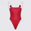 Oseree Oséree Red Beachwear In Fuchsia