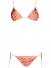 Oseree Gem Crystal-embellished Bikini In Pink