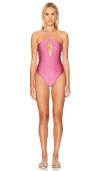 Oseree Oséree Woman One-piece Swimsuit Magenta Size L Polyamide, Elastane In Flamingo