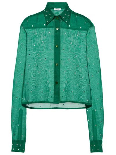 OSEREE OSÉREE GEM SHIRT IN COTTON AND SILK