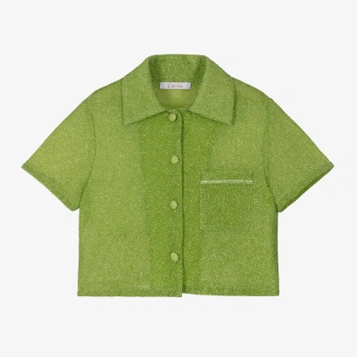 Oseree Kids' Girls Green Lumière Shirt