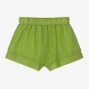 Oseree Babies' Oséree Toddler Girl Shorts & Bermuda Shorts Light Green Size 4 Polyamide, Metallic Fiber