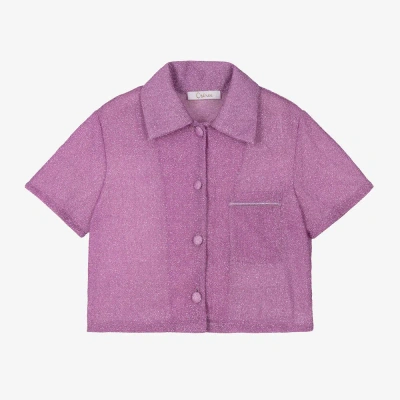 Oseree Kids' Girls Purple Lumière Shirt