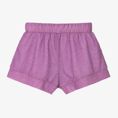 Oseree Kids' Girls Purple Lumière Shorts