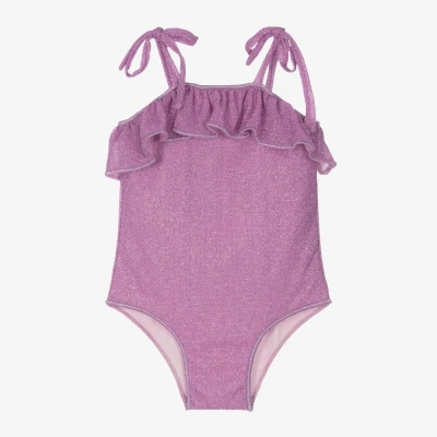 Oseree Babies' Girls Purple Lumière Swimsuit