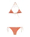 Oseree Glazed Lumière Bikini Set In White