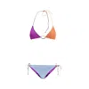 Oseree Glazed Lumière Swimsuit In Multi