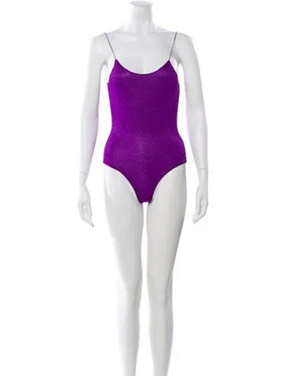 Pre-owned Oseree Glitter Accents One-piece In Multi