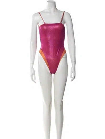 Pre-owned Oseree Glitter Accents One-piece W/ Tags