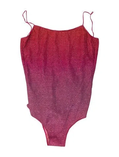 Pre-owned Oseree Glitter Accents One-piece W/ Tags In Pink