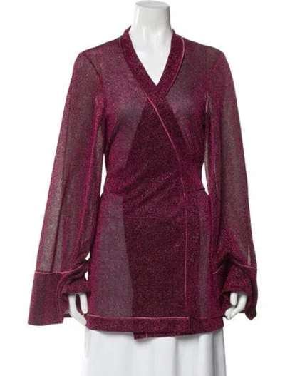 Pre-owned Oseree Glitter Accents Robe