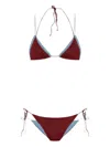 Oseree Bikini Mit Glitter-detail In Brown