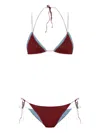 Oseree Bikini Mit Glitter-detail In Brown