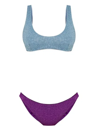 Oseree Glitter-detailing Bikini In Multi