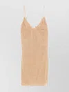 Oseree Oséree Lumière Shade Short Dress In Neutral