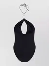 Oseree Glitter Ribbon Halter Swimsuit