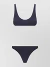 Oseree Glittery Sporty High-cut Swimsuit