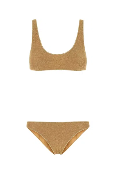OSEREE OSÉREE GOLD NYLON BLEND LUMIERE BIKINI