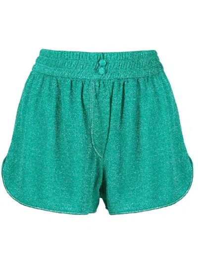 OSEREE LUREX DESIGN MINISHORTS - WOMEN'S - POLYAMIDE/METALLIC FIBRE/SPANDEX/ELASTANE
