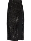Oseree Oséree Long Sequin Skirt